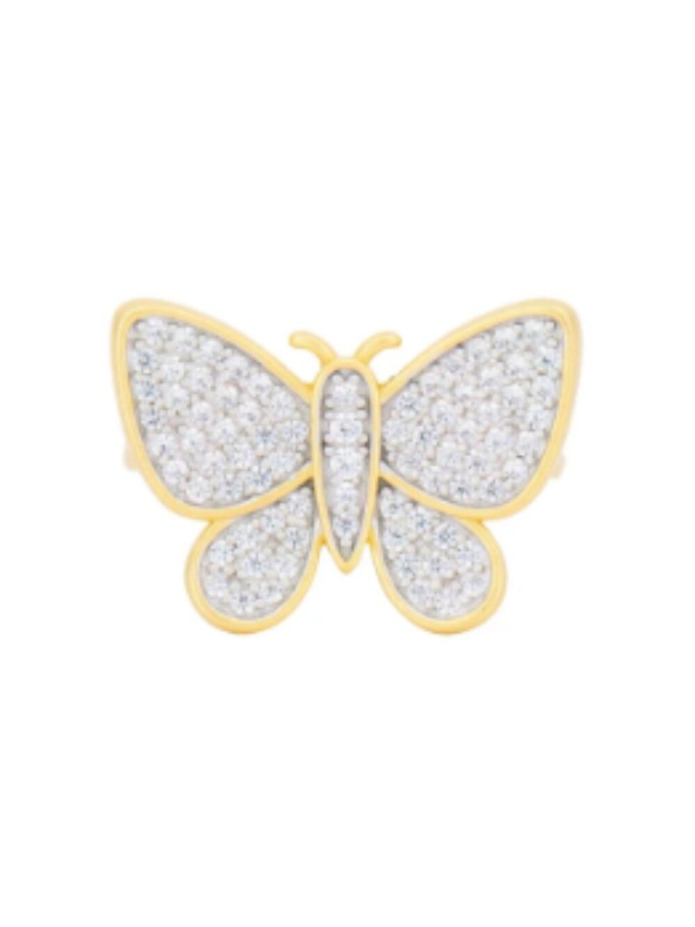 Freida Rothman Armor of Hope Butterflies in Bloom Cocktail Ring Size 9 $195 MSRP